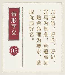 山东起名流程五